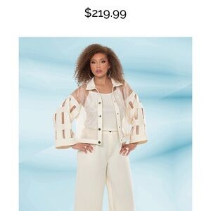 Elegant Cream Women's Blazer